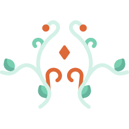 Diseño floral icono