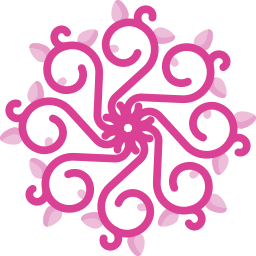 Diseño floral icono