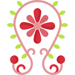 Desenho floral Ícone