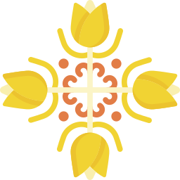 Diseño floral icono