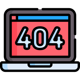 error 404 icono