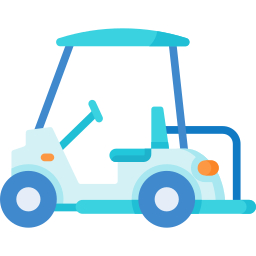 Golf cart icon