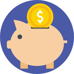 Piggy bank icon