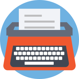 máquina de escrever Ícone
