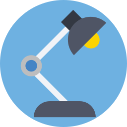 Desk lamp icon