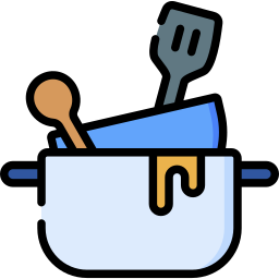 Batería de cocina icono