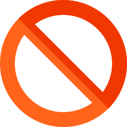 Prohibición icono