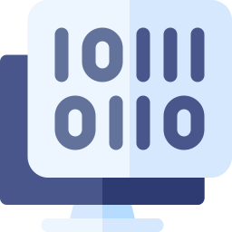 Binary code icon