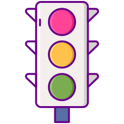 Traffic light icon