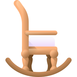 Rocking chair icon