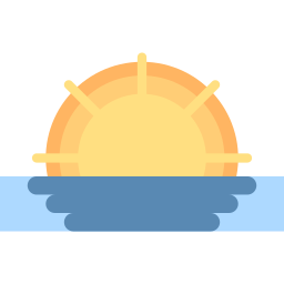 Salida del sol icono