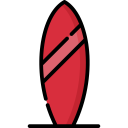 Tabla de surf icono