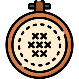 Cross stitch icon
