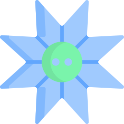 Flor de papel icono