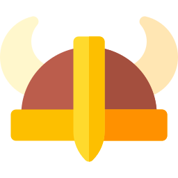 Capacete viking Ícone