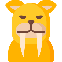 Saber tooth icon