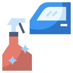 Glass cleaning icon