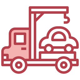 Crane truck icon