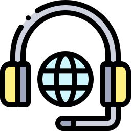 Auriculares de audio icono