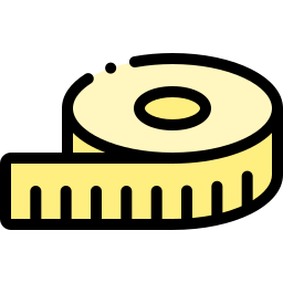 Measuring tape icon