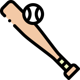 Bate de béisbol icono