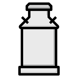 Bombona de leche icono