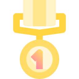 Medalla de oro icono