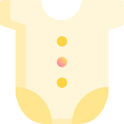 Ropa de bebé icono
