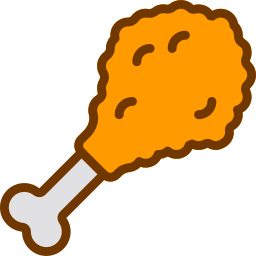 Fried chicken icon