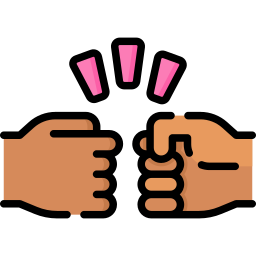 Fist bump icon