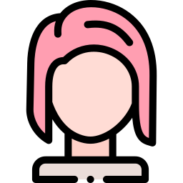 Hair wig icon