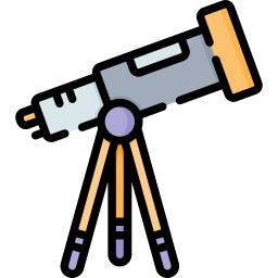 Telescopio icono