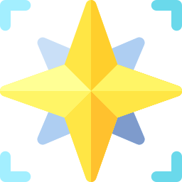 Compass flower icon