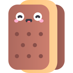 Sandwich de helado icono