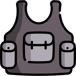 Bullet proof vest icon