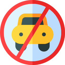 Prohibido aparcar icono