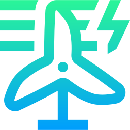 Energía eólica icono