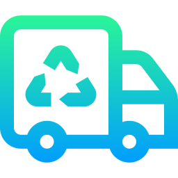 recycling vrachtwagen icoon