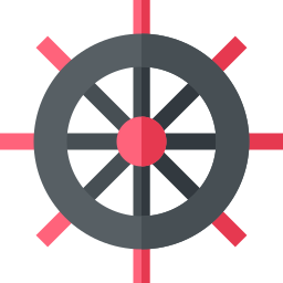 Steering wheel icon