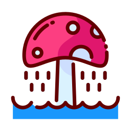 Mushroom shower icon