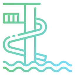 Water slide icon