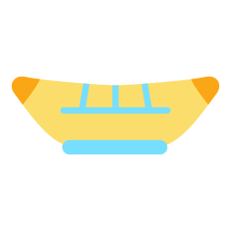 Barco de banana Ícone