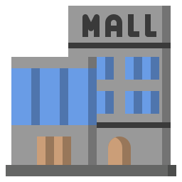Centro comercial icono