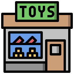 Toy shop icon