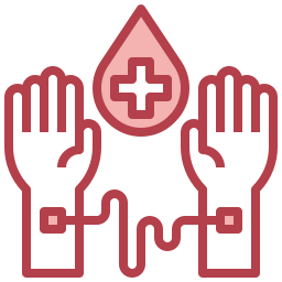 Transfusión de sangre icono