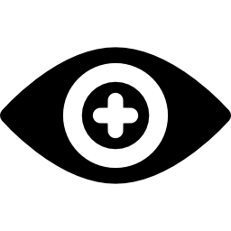Бионическая контактная линза иконка