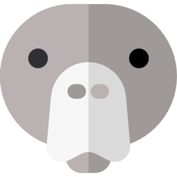 Sea cow icon