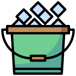 Ice bucket icon