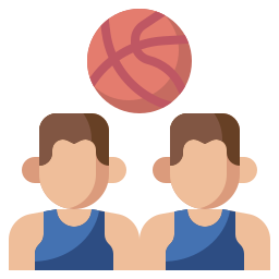 Баскетболисты иконка