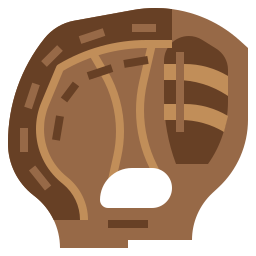 Baseball glove icon